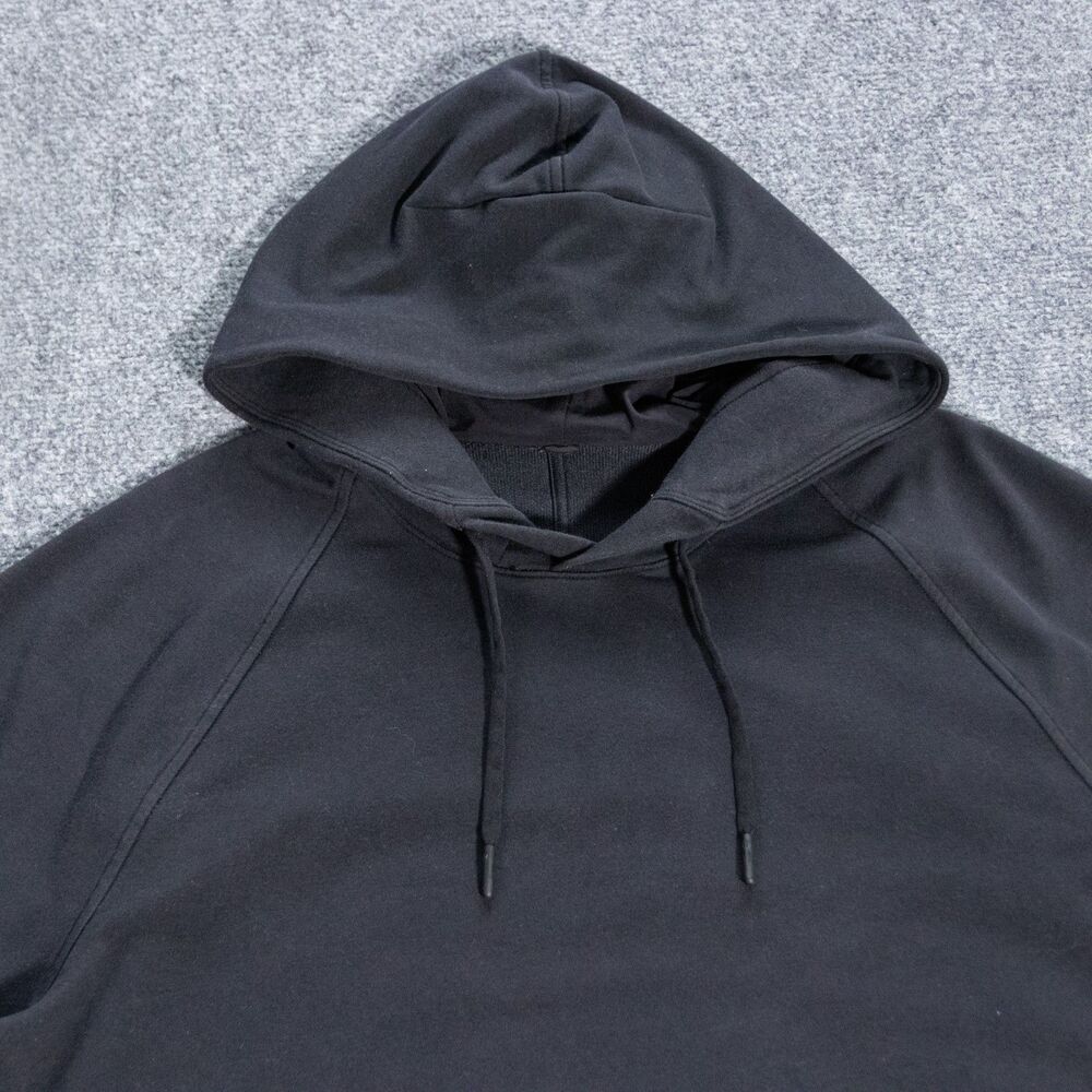 Lululemon City Sweat Pullover Hoodie Men's XL Faded Black Stretch French Terry - Picture 2 of 5
